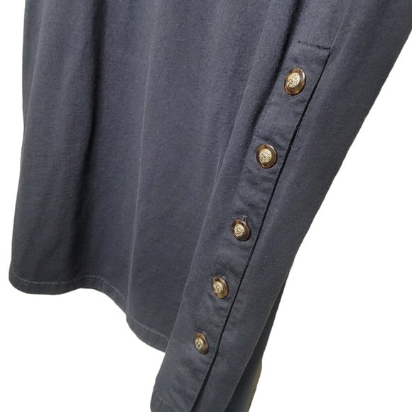 Silhouettes Black Short Sleeve Square Neck Shoulder Pads Dress Size 1X - Picture 3 of 6